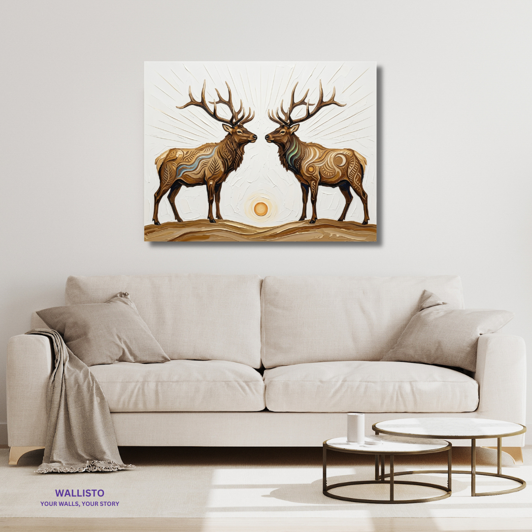 Twin Stags Reverie