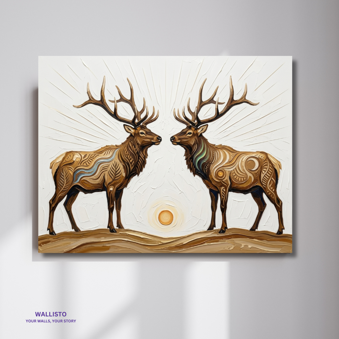 Twin Stags Reverie