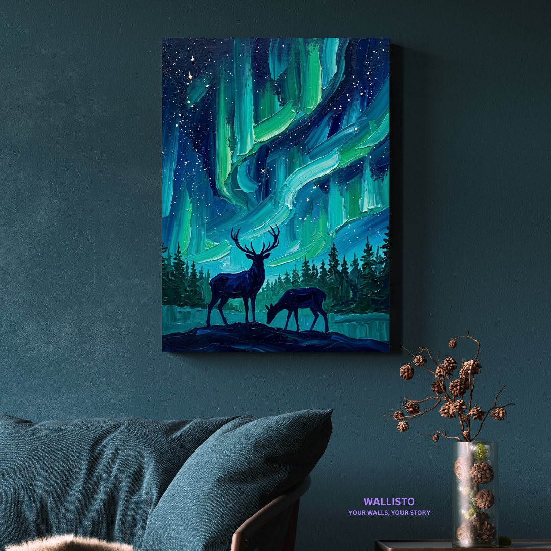 Yukon Aurora Deer