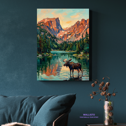 Maligne Lake Moose