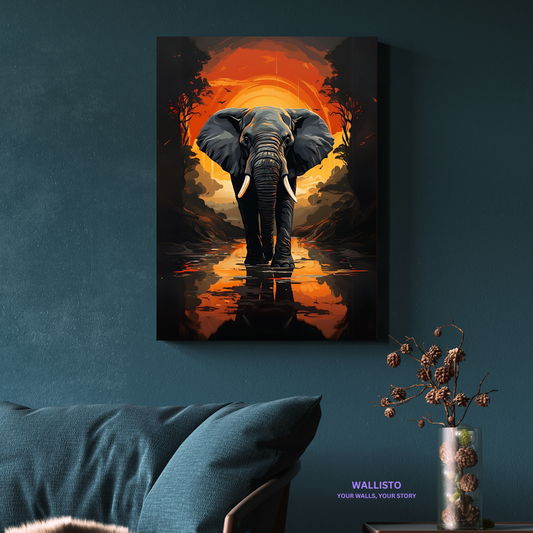 Majestic Elephant at Twilight