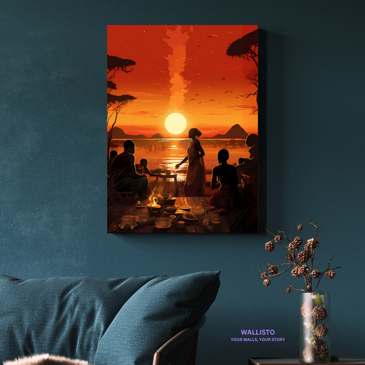 Family at Sunset