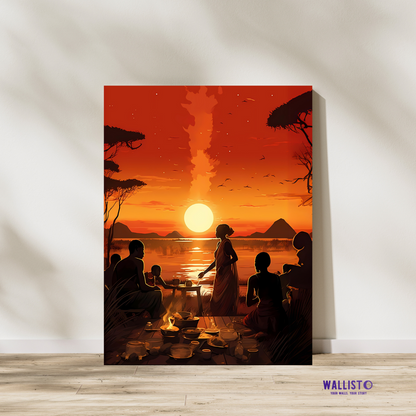 Family at Sunset